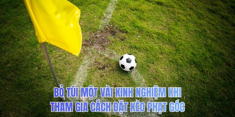 Bỏ túi một vài kinh nghiệm khi tham gia cách đặt kèo phạt góc