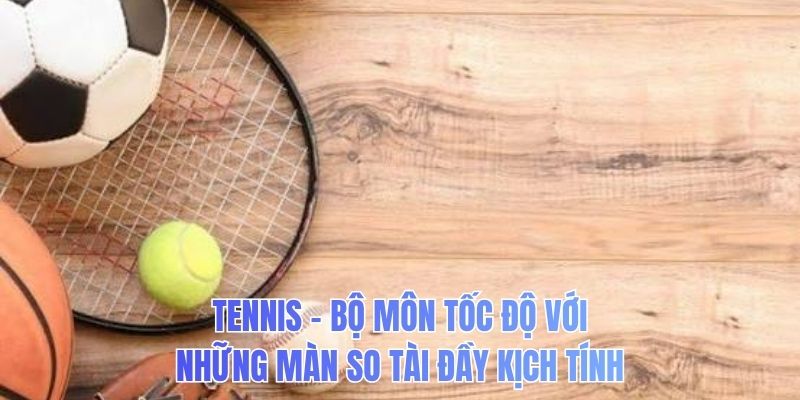 Tennis - Bộ môn tốc độ với những màn so tài đầy kịch tính